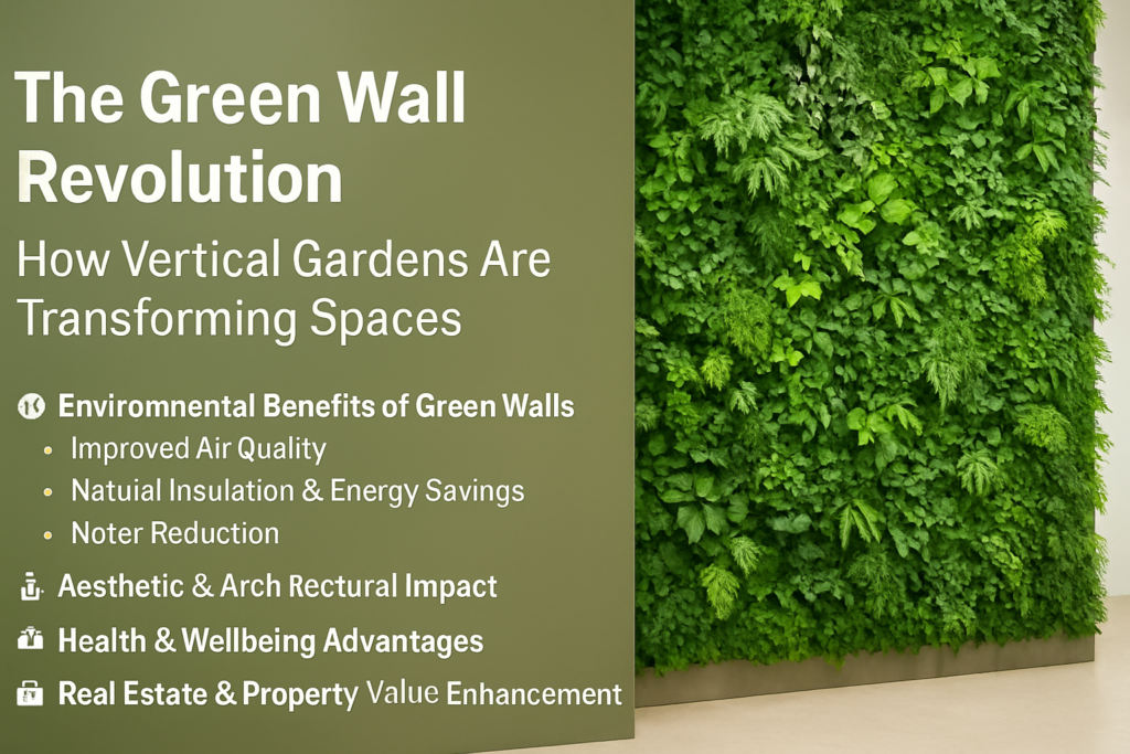 The Green Wall Revolution: How Vertical Gardens Are Transforming Spaces
